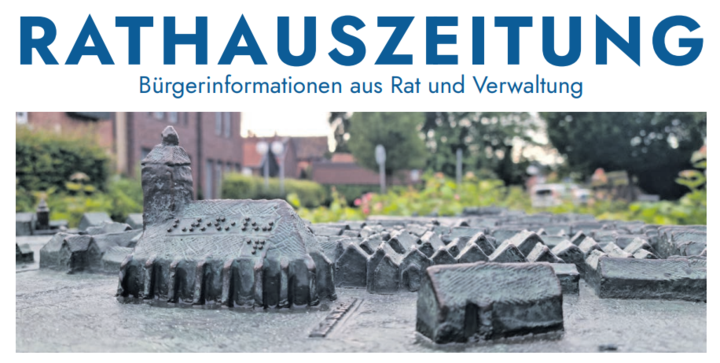 Digitale Titelseite einer Zeitung