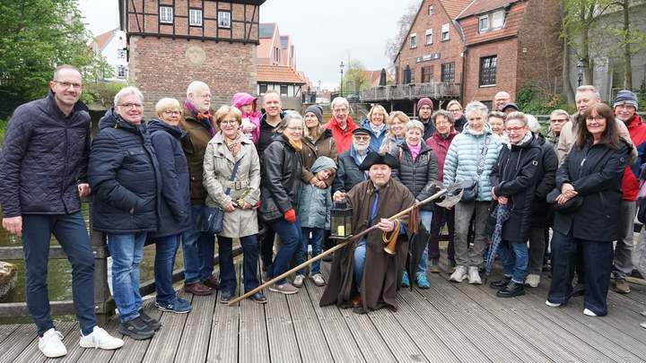 Alle Neubürger zusammen bei der Führung