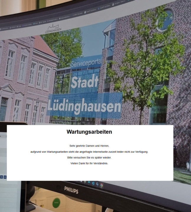 Dienste nicht erreichbar