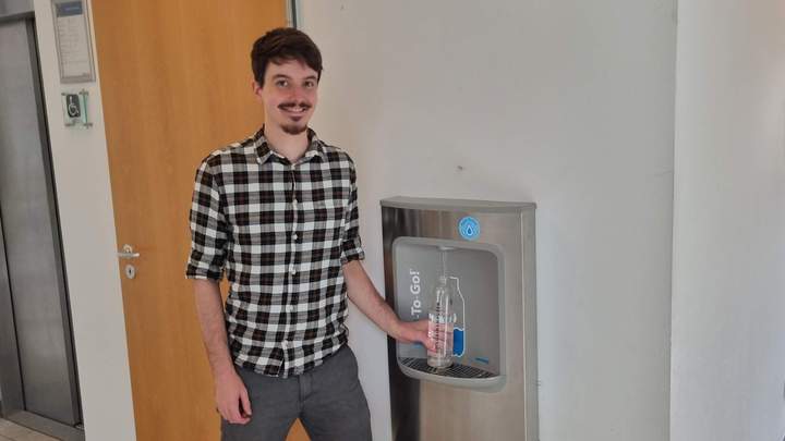 Kostenloses Wasser im Rathaus