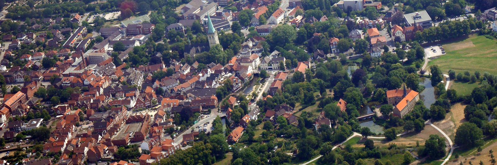 Stadt Lüdinghausen von oben