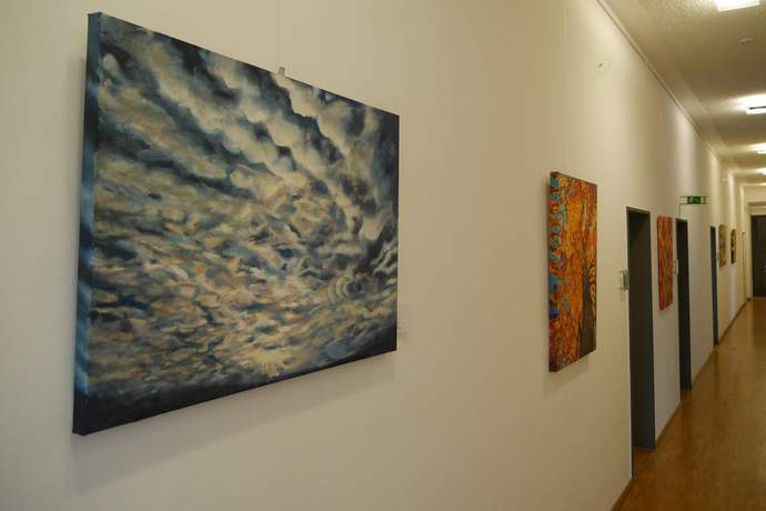 Kunst im Rathaus Ausstellung von Martina Heine