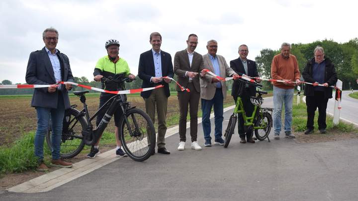 Radweg wird freigegeben