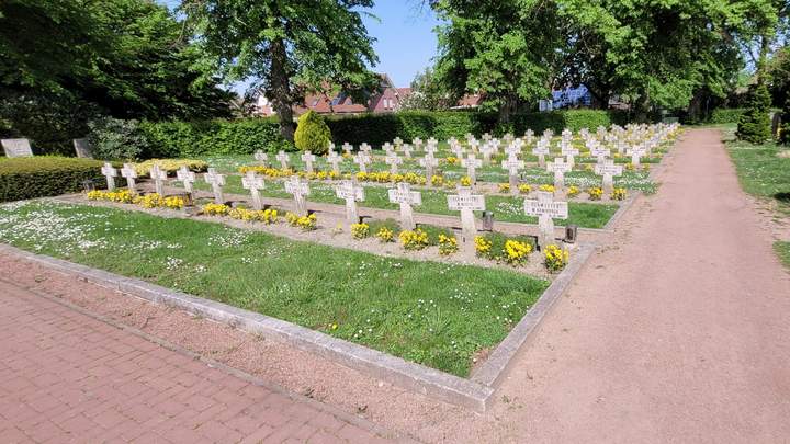 Gräber auf dem Friedhof in Seppenrade