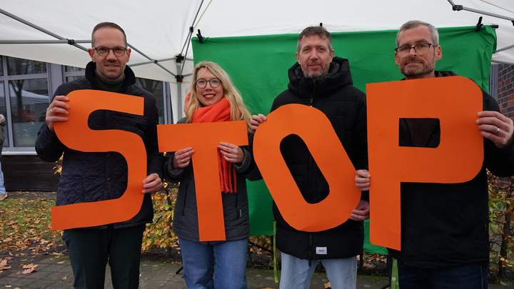 Gruppenfoto bei der Fotoaktion