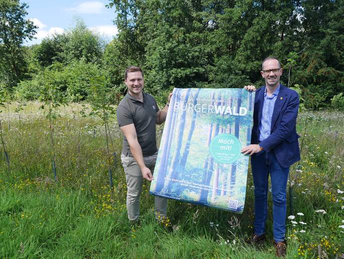 Plakat Bürgerwald Plakat Bürgerwald