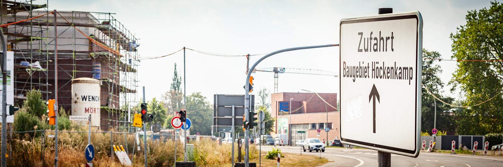 Zufahrt Baugebiet Höckenkamp Zufahrt Baugebiet Höckenkamp